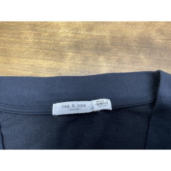 Rag & Bone Womens Long Sleeve Pullover V Neck Sweater Black Size Large - Picture 4 of 12